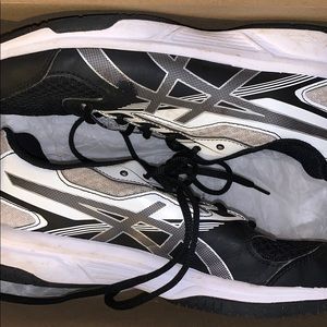 Volleyball shoes - Asics Black/Silver/White